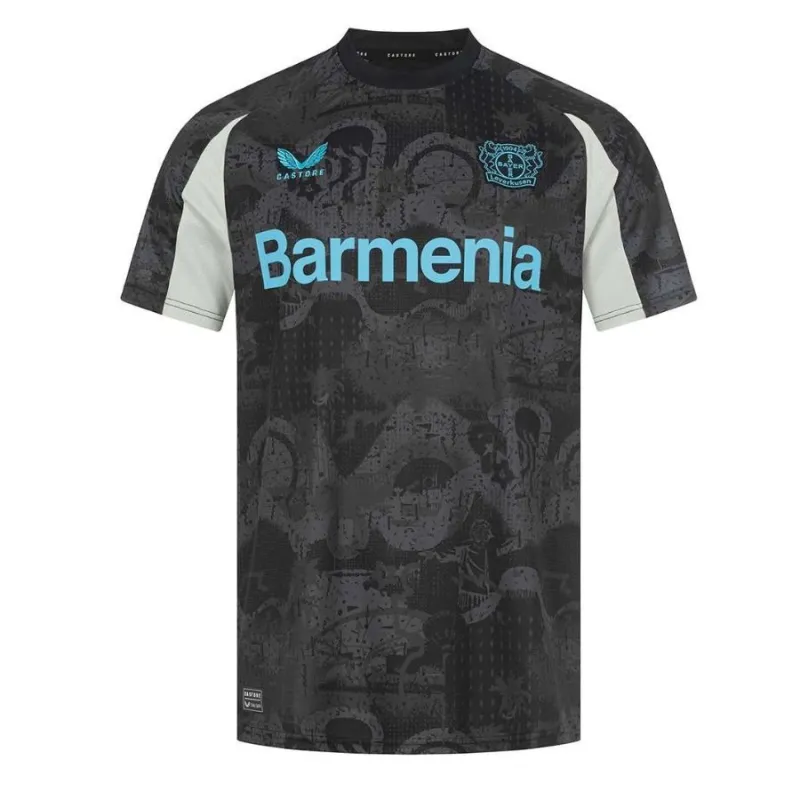 Tercer kit de visita del Bayer Leverkusen, negro, 2024/25