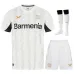 Camiseta de visita para niños del Bayer Leverkusen 2024/25 - Blanca