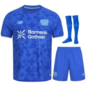 Bayer Leverkusen 2025/26 Third Kids' Kit Set - Blue