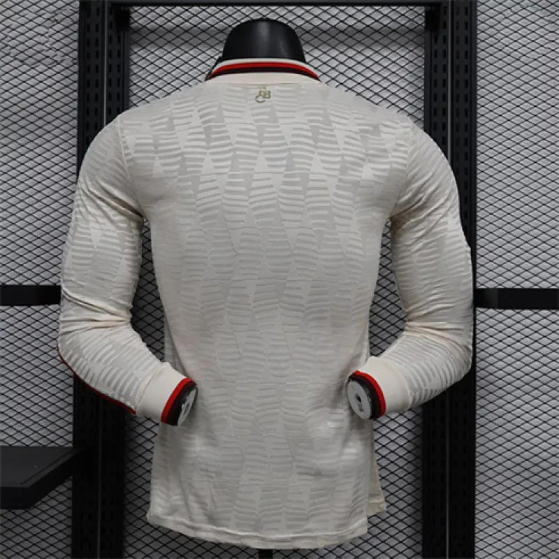 Jersey de mangas largas edición jugador de visita del Bayern Munich 2024/25 - Blanco cremoso