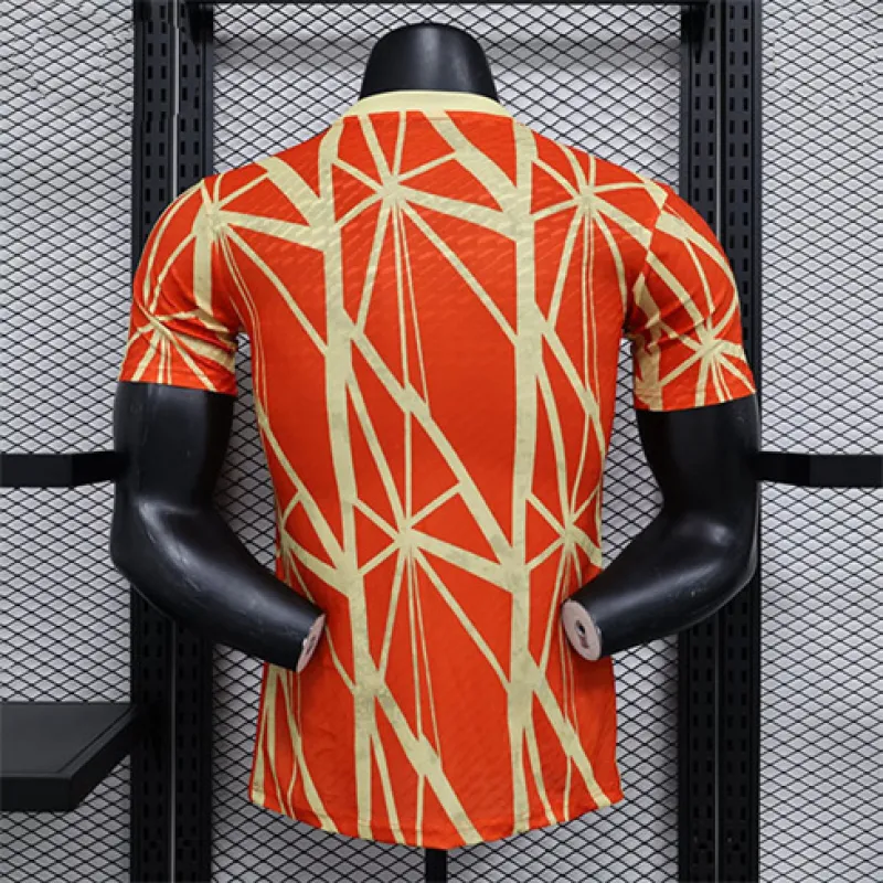 Bayern Munich training suit 2024/25, for players, orange