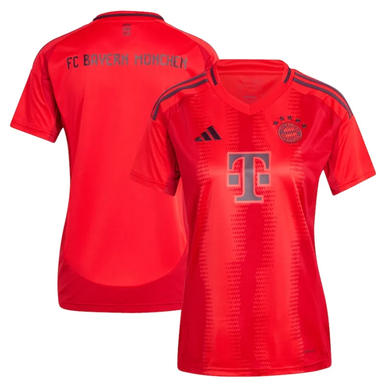 Equipación local de las jugadoras del Bayern Munich 2024/25 - Rojo