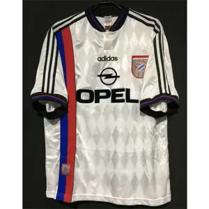 Bayern München 1996 -1998 Auswärts-Retro-Trikot - Weiß