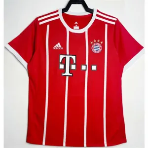 Bayern München 2017-18 Heim-Retro-Trikot - Rot