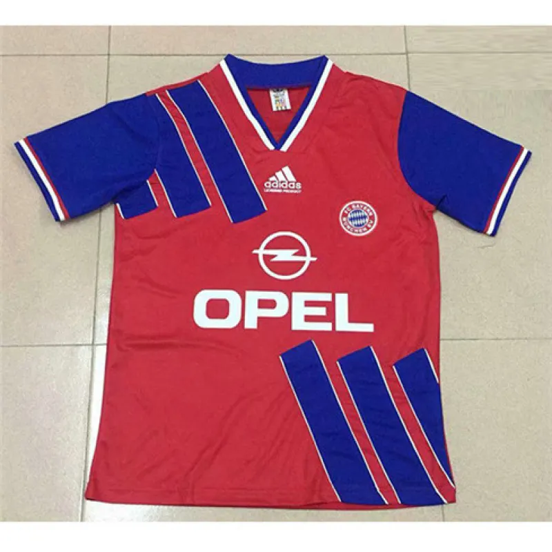 Bayern München 1993 Heim-Retro-Trikot - Rot