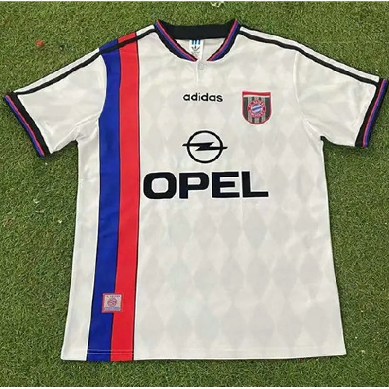 Maillot rétro extérieur du Bayern Munich 1995 - 1996 - Blanc
