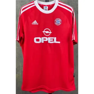 Bayern München 2000 - 2001 Heim-Retro-Trikot - Rot