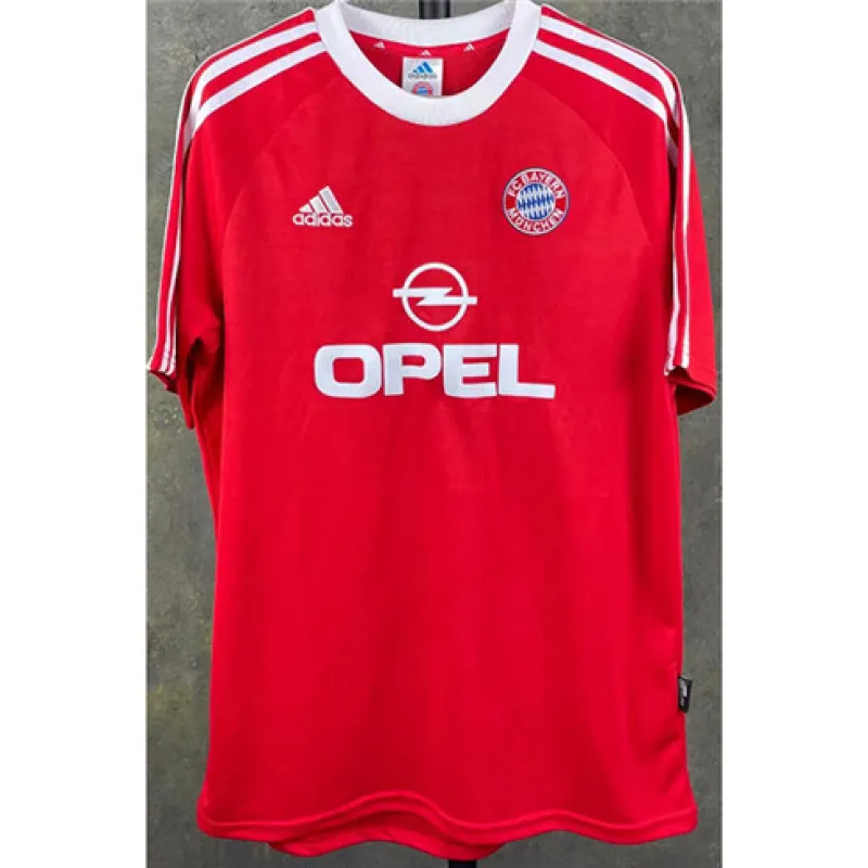 Bayern München 2000 - 2001 Heim-Retro-Trikot - Rot