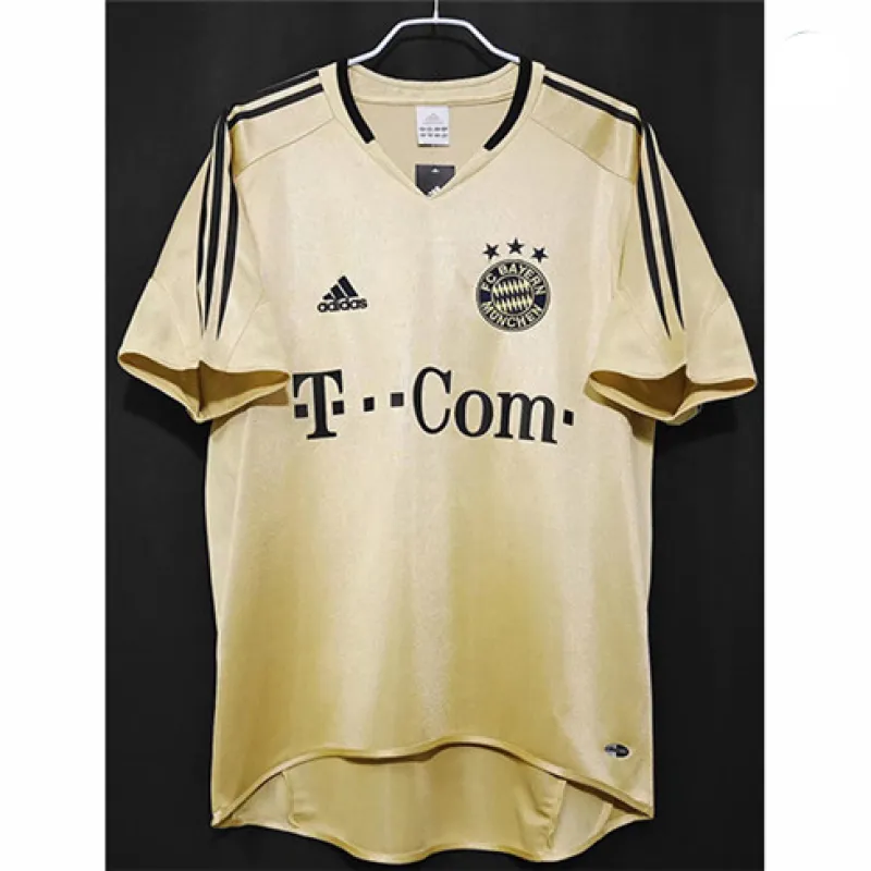Maglia retro fuori casa della Bayern Munich 2004 - 2005 - Giallo