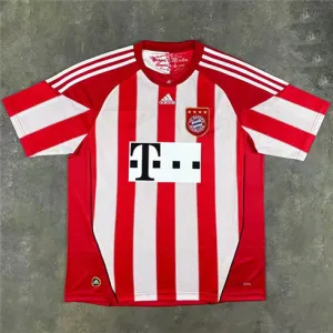 Bayern München 2010 - 2011 Heim-Retro-Trikot - Rot und Weiß