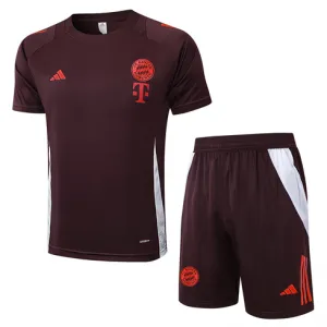 Bayern Munich 2024/25 brown training jersey and shorts