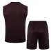 Bayern München 2024/25 braunes Trainingsjerseyvest und Shorts
