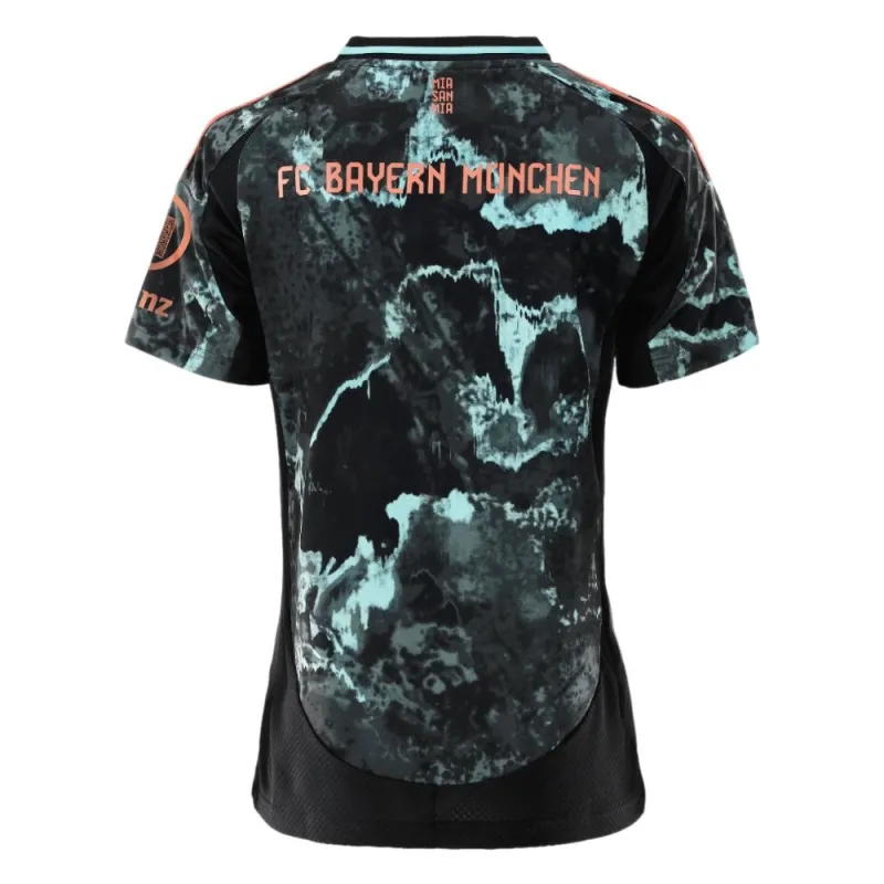Maglia d'esterno femminile del FC Bayern Munich 2024/25 - Versione per i tifosi, Nera