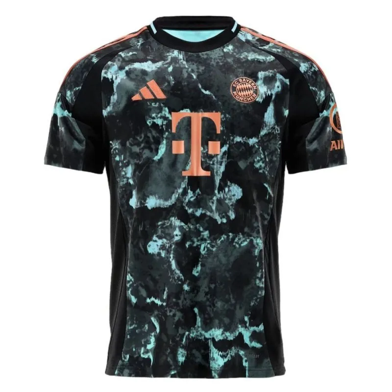 Bayern Munich 2024/25 Kit Maglia Trasferta Bambino Replica - Nero
