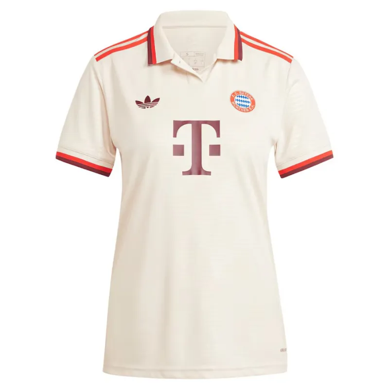 Maglia Terza Femminile Bayern Munich 2024/25 - Versione Tifoso (Cremisi)
