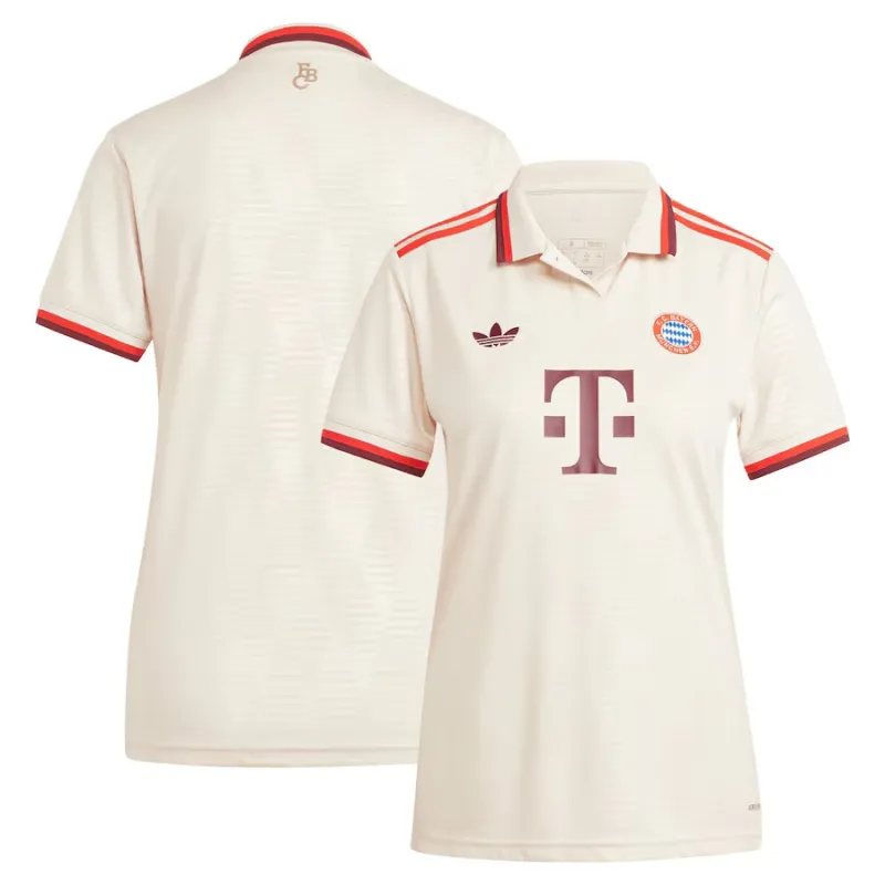 Maglia Terza Femminile Bayern Munich 2024/25 - Versione Tifoso (Cremisi)