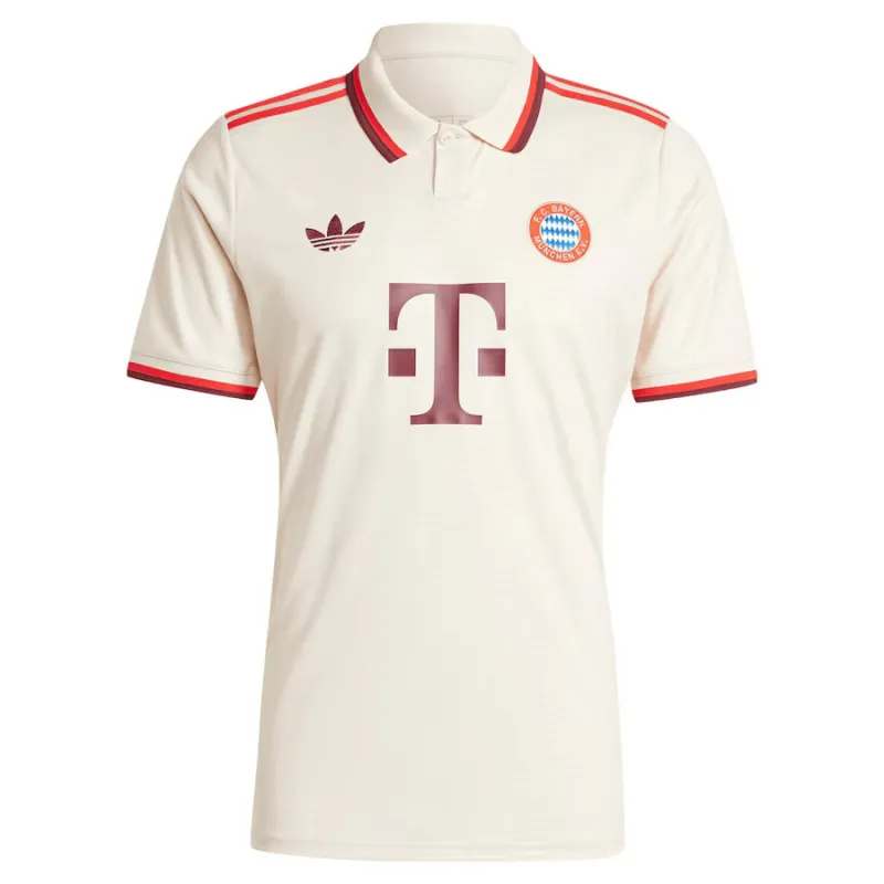 Maglia Terza Junior Bayern Munich 2024/25 - Versione Tifoso (Cremisi)