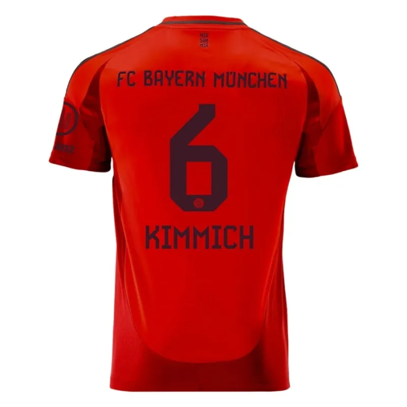 Kids' 2024/25 Bayern Munich Home Star Player Kit - Fan Version (Red, Kimmich)