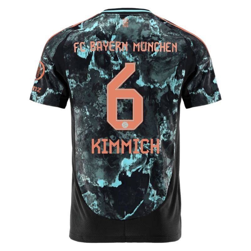 Kids' 2024/25 Bayern Munich Away Star Player Kit - Fan Version (Black, Kimmich)