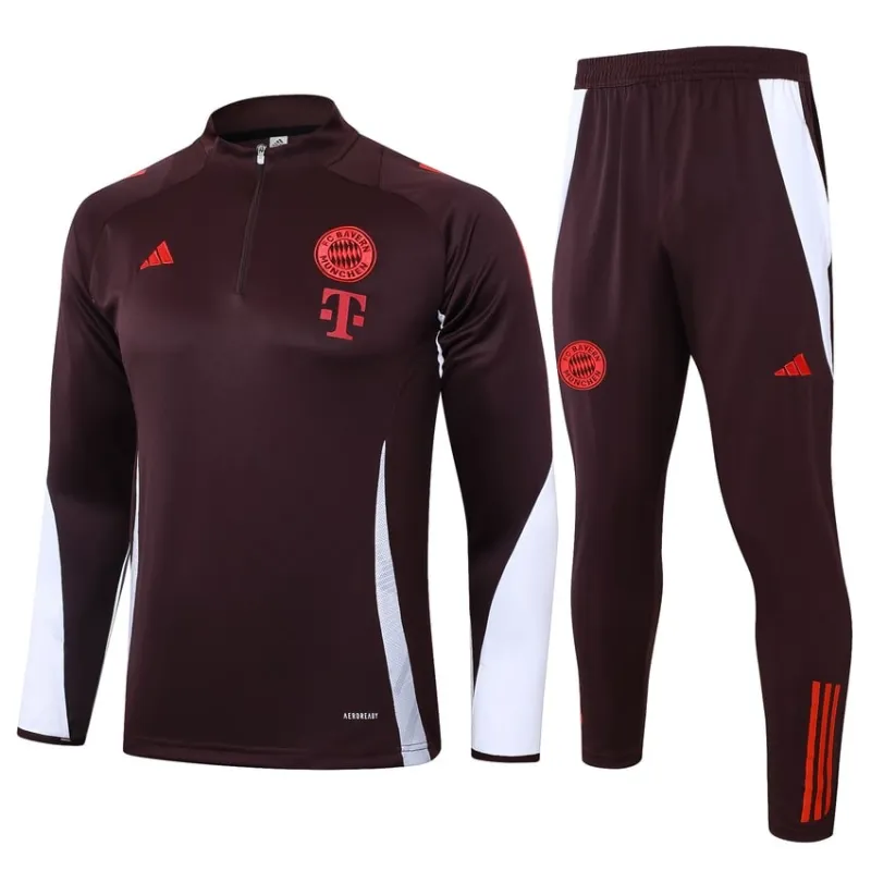 FC Bayern Munich 2024/25 Training Suit - Burgundy