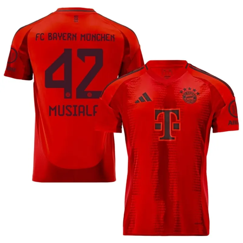 MUSIALA Bayern Munich 2024/25 Maglia Casa - Rosso