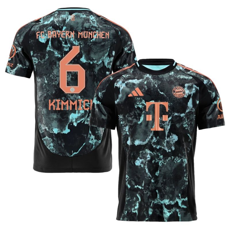 KIMMICH Bayern Munich 2024/25 Away Jersey - Black