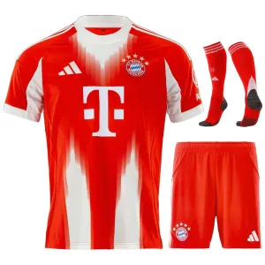Bayern Munich Kids' 2025/26 Home Kit - Red