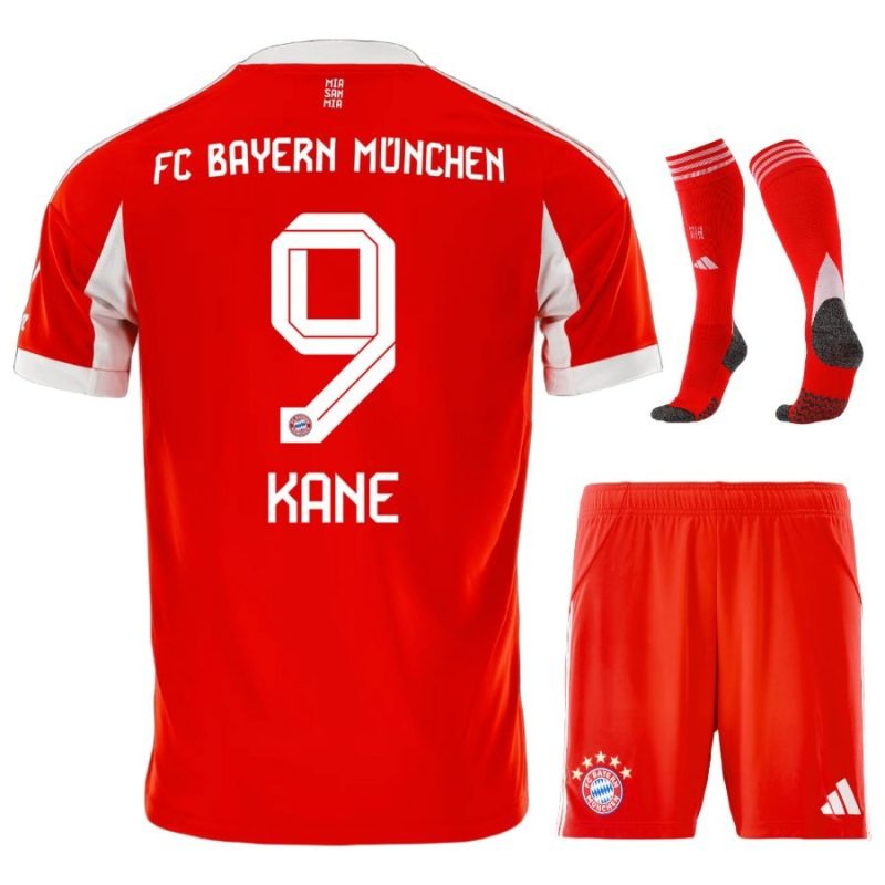 Bayern Munich KANE Enfants 2025/26 Kit domicile - Rouge