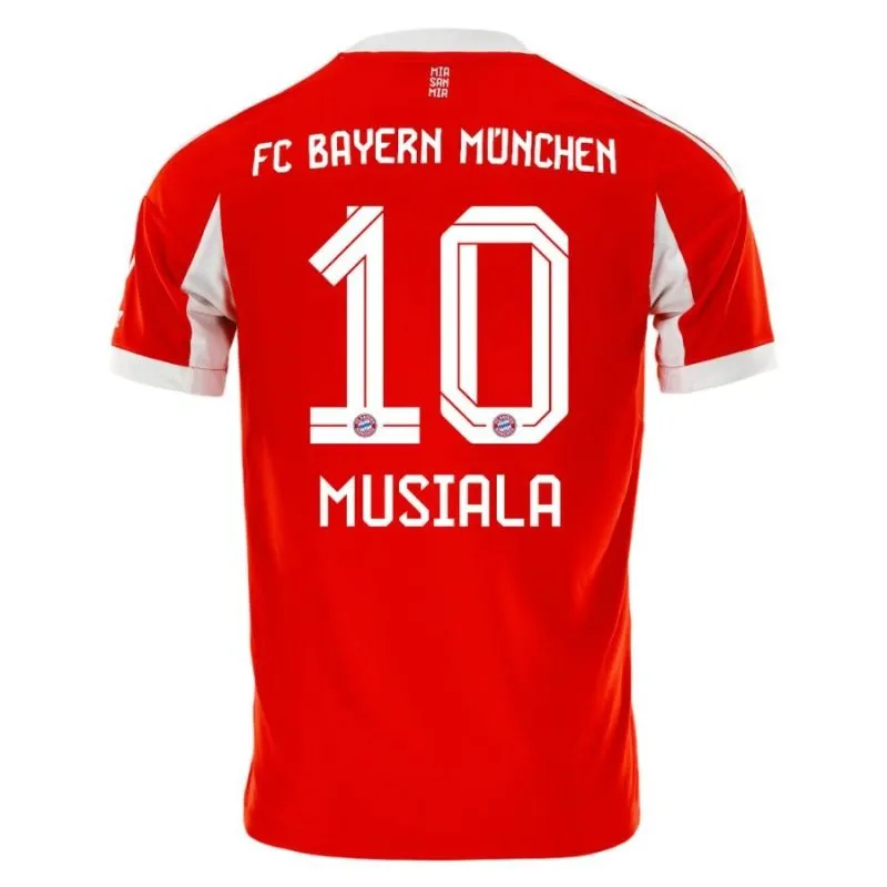 Bayern Munich MUSIALA Kids' 2025/26 Home Kit - Red