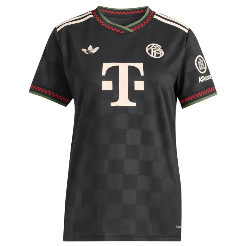 Bayern München 2025/26 Drittes Frauen - Trikot - Schwarz