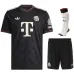 Bayern München 2025/26 Drittes Kinder-Trikot-Set - Schwarz