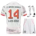 Bayern Monaco LUIS DIAZ Completo Bambino Maglia Away 2025/26 - Bianco