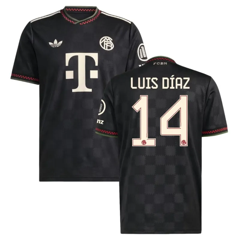 Bayern Munich LUIS DIAZ Maillot Third 2025/26 - Noir