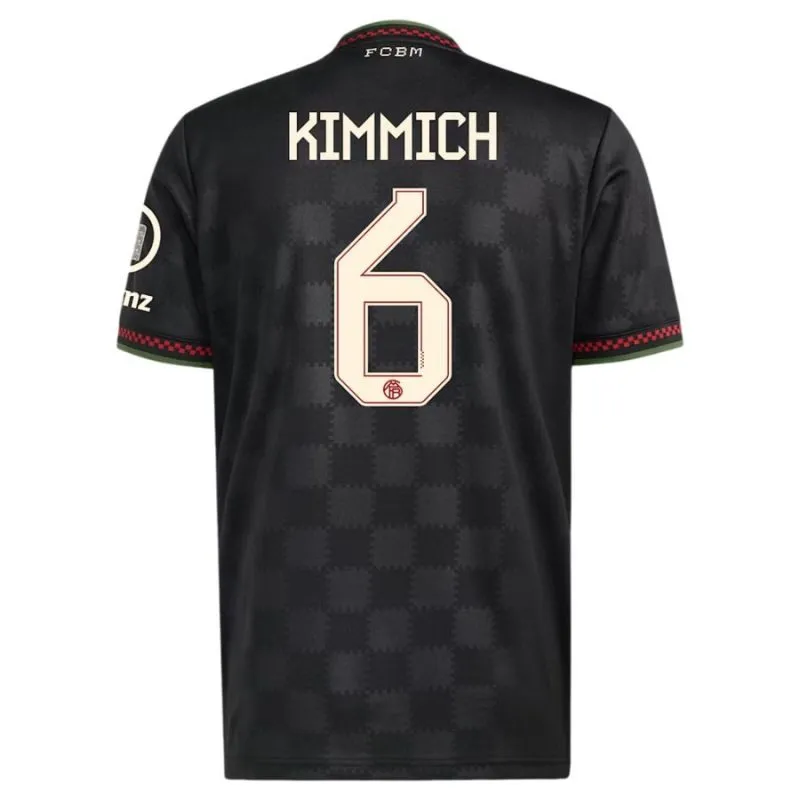 Bayern München KIMMICH 2025/26 Drittes Kindertrikot-Set - Schwarz