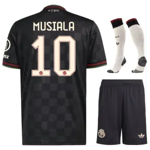Bayern Monaco MUSIALA 2025/26 Terza Maglia Bambino - Nero