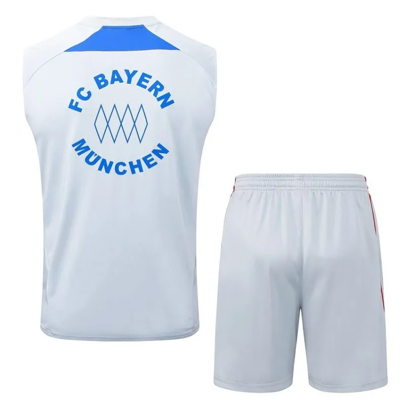 Completo Pantaloncini e Canotta Bayern Monaco 2025/26 - Grigio