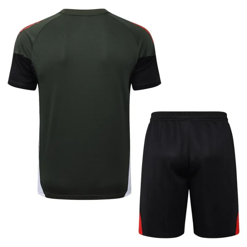 Bayern München 2025/26 Trainingsshirt + Shorts - Schwarz