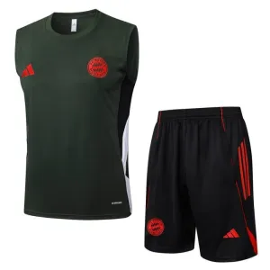Bayern Munich 2025/26 Shorts and Vest Set - Black