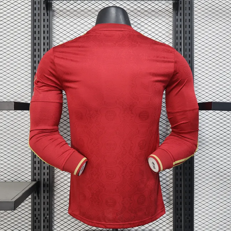Bayern de Múnich Camiseta de Jugador de Manga Larga Edición de Aniversario 2025/26 - Rojo