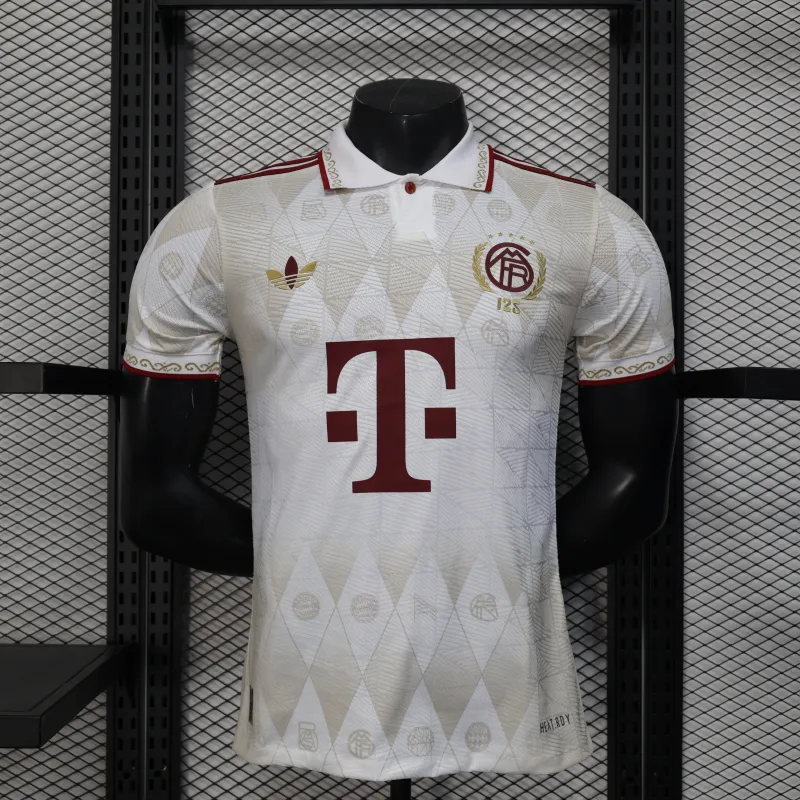 Bayern de Múnich Camiseta de Jugador Edición de Aniversario 2025/26 - Blanco