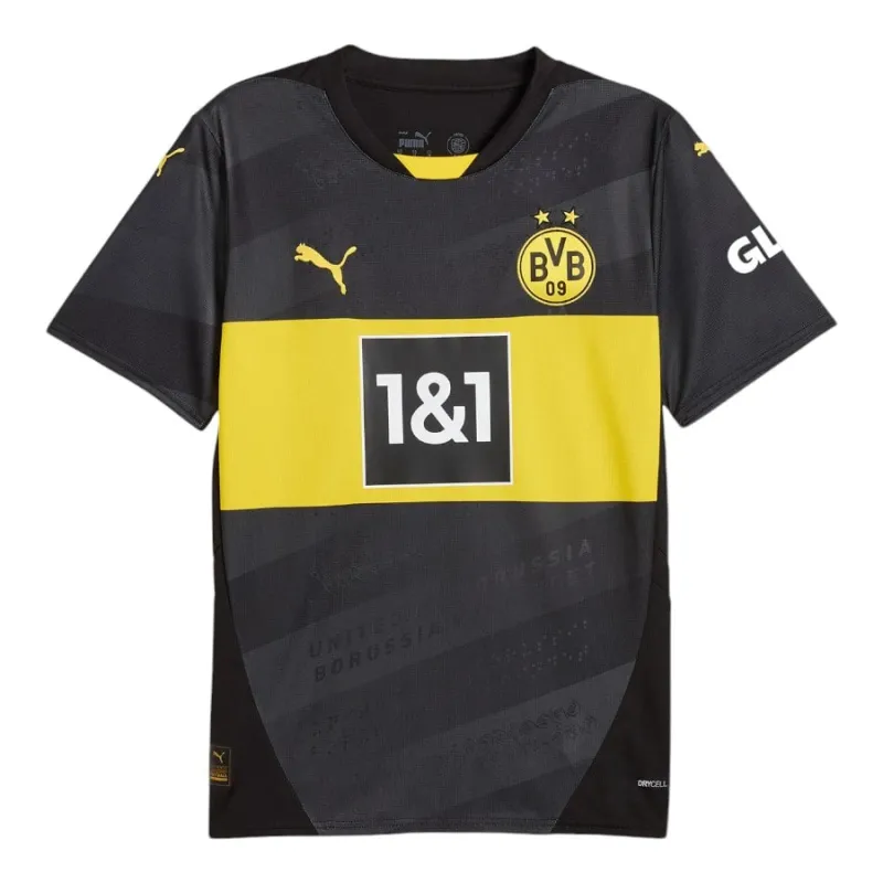 Borussia Dortmund 2024/25 Camiseta Visitante Niño Réplica - Negro