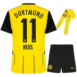 Kit Casa Junior Borussia Dortmund 2024/25 con Reus - Versione Tifoso (Giallo)