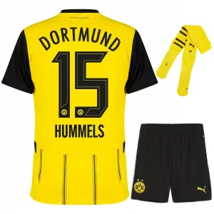 Kit Casa Junior Borussia Dortmund 2024/25 con Hummels - Versione Tifoso (Giallo)