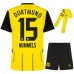 Kit Casa Junior Borussia Dortmund 2024/25 con Hummels - Versione Tifoso (Giallo)