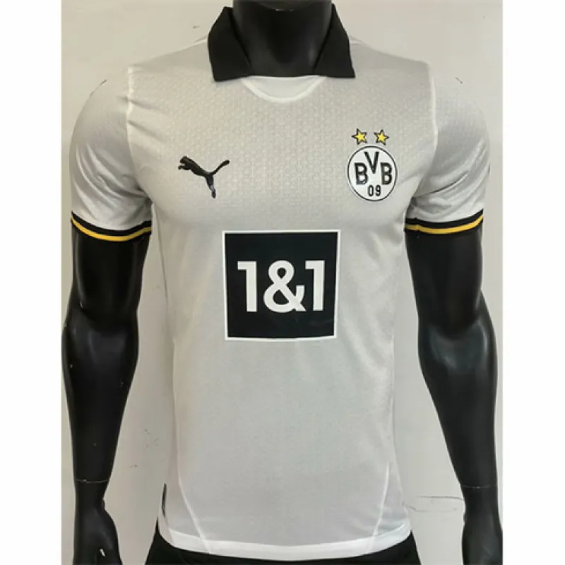 Borussia Dortmund 2024/25 third away jersey, player version, white