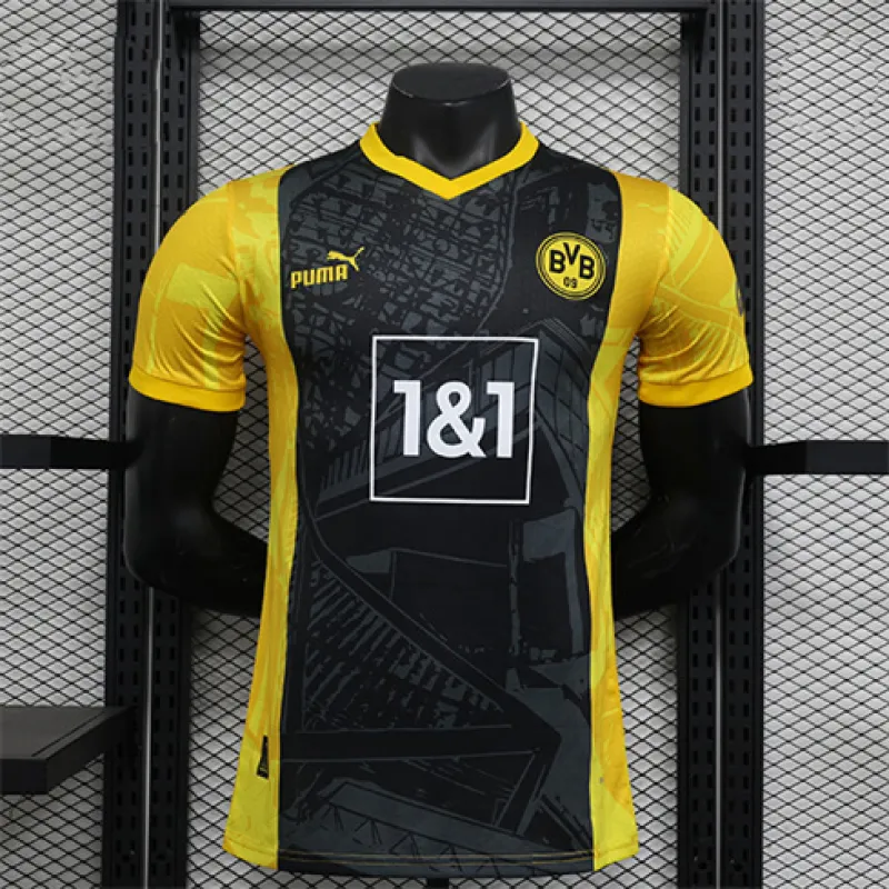 Borussia Dortmund Spielerversion 2024/25 schwarzes Trikot