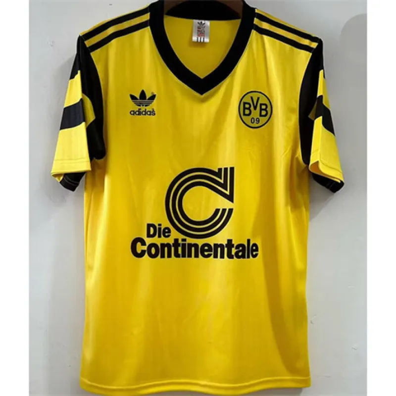 Borussia Dortmund retro 1990 home jersey, yellow
