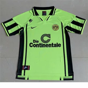 Borussia Dortmund maglia retro classica 1996, verde