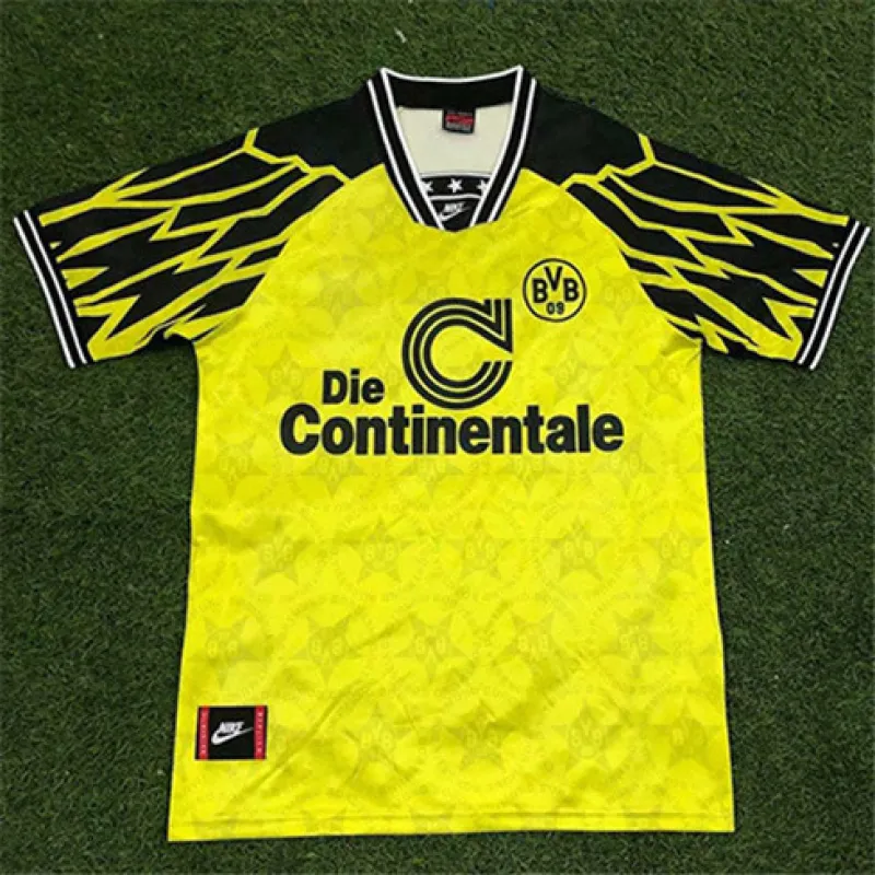 Borussia Dortmund camiseta de casa retro 1994 - 95, amarilla