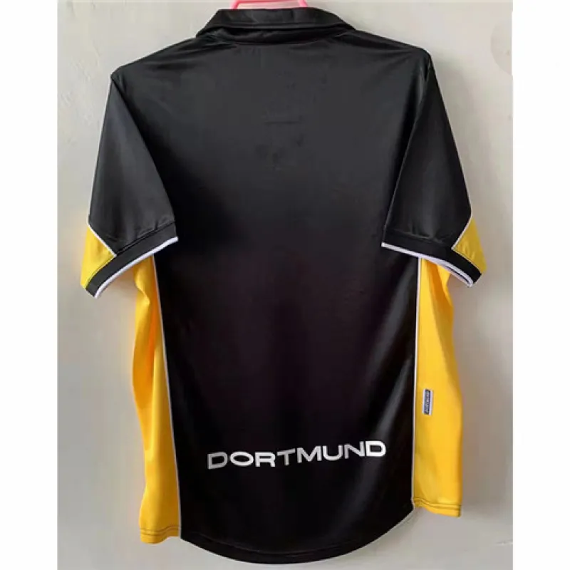 Borussia Dortmund 1998 Auswärts - Retro - Trikot, schwarz